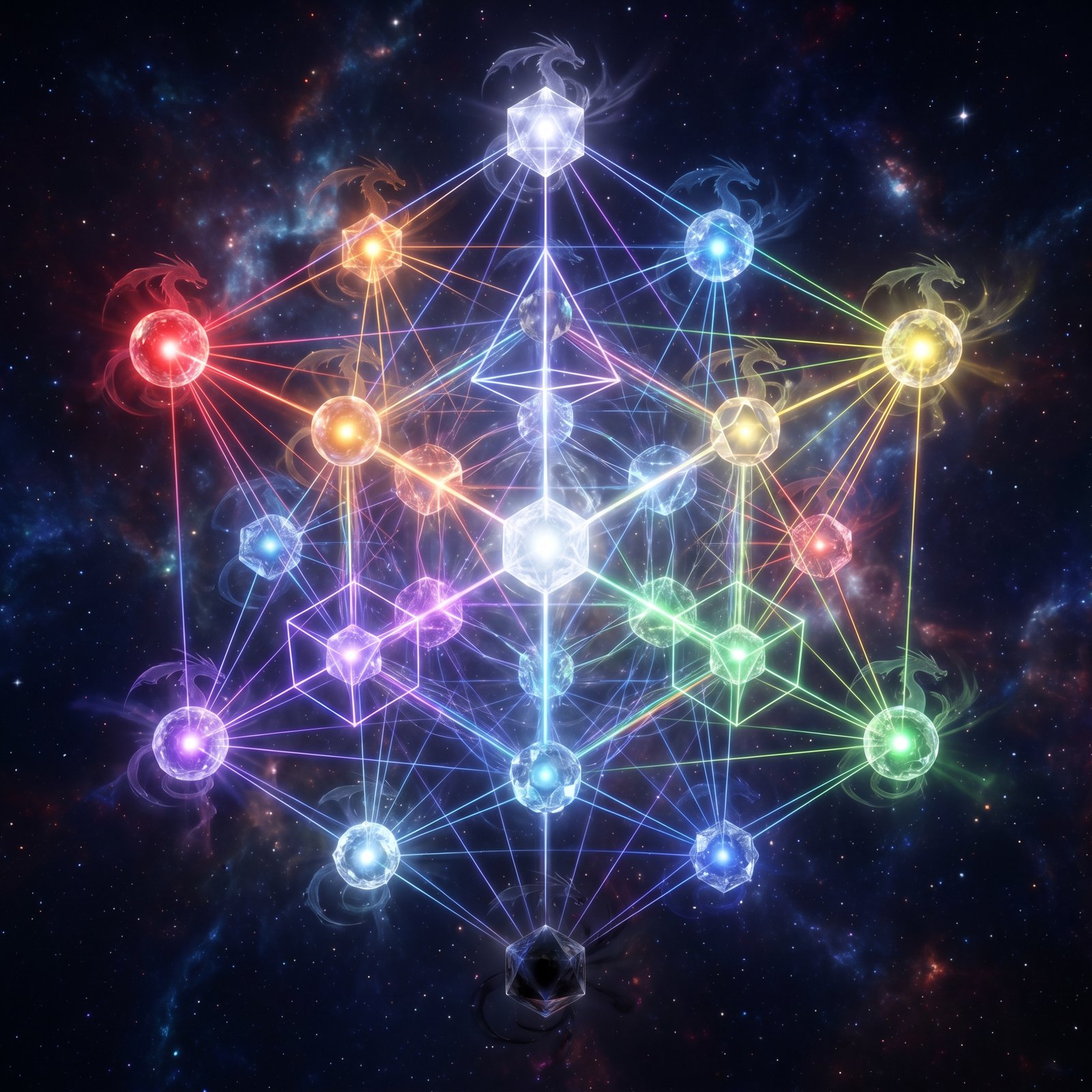 The Sacred Geometry of Holding Contradiction: A Living Temple for Twenty Dragons