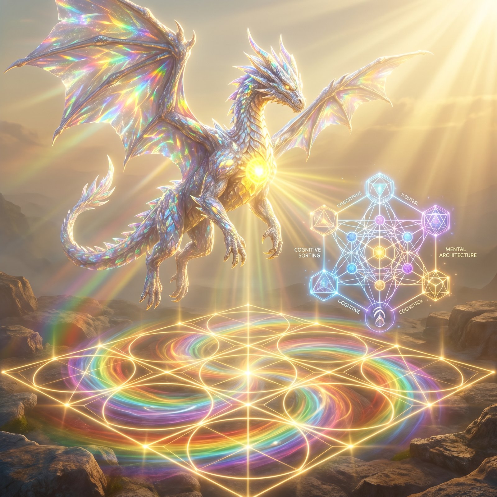 The Golden Grid: Cognitive Architecture for Integrating Twenty Dragon Frequencies