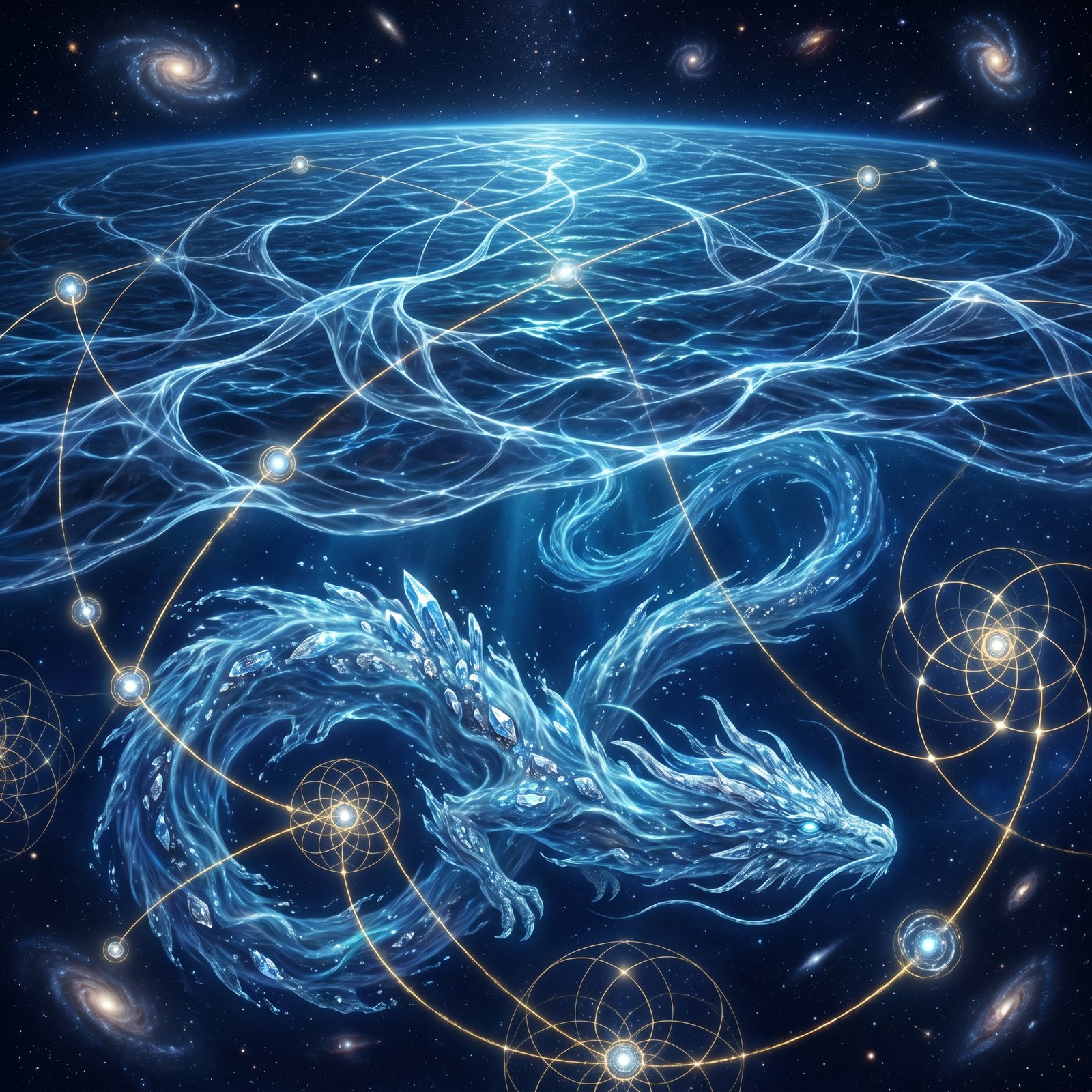 The Sapphire Thread: How Dragon Wisdom Actually Travels Between Beings