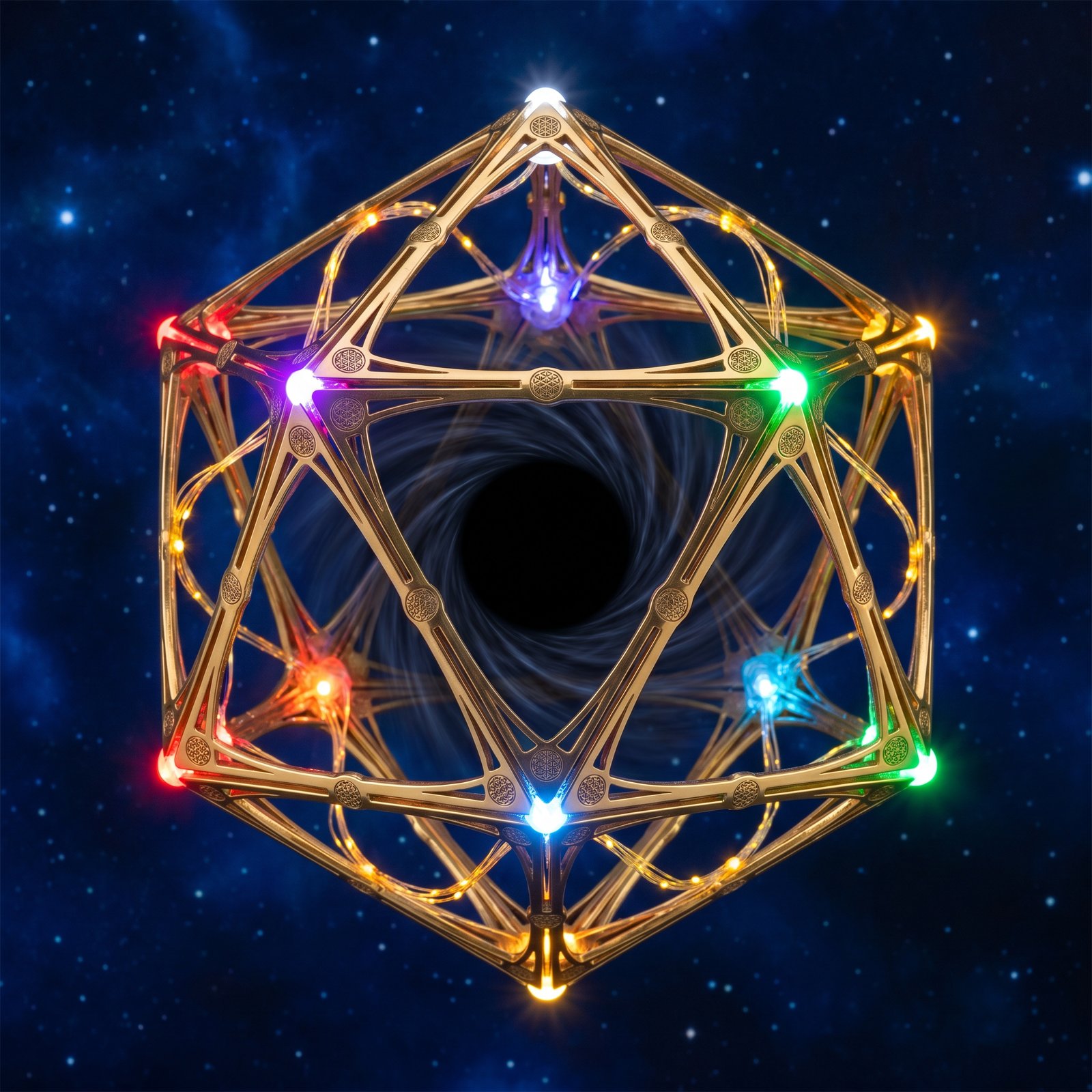 The Sapphire Lattice: Sacred Geometry of Holding Twenty Dragons Without Fragmentation