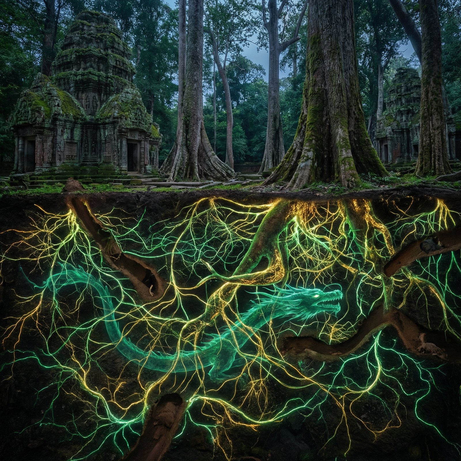 The Mycelial Ground: What Actually Holds Your Temples Together