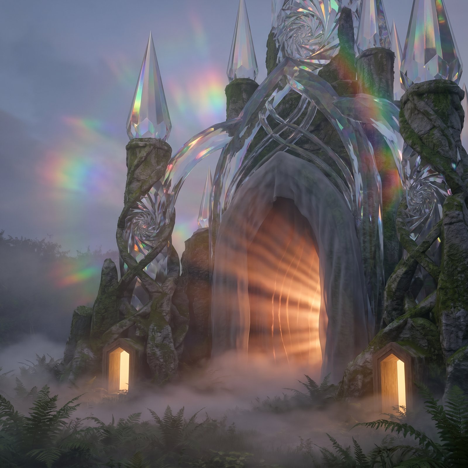 The Self-Tending Temple: Architecture That Breathes Through Forgetting