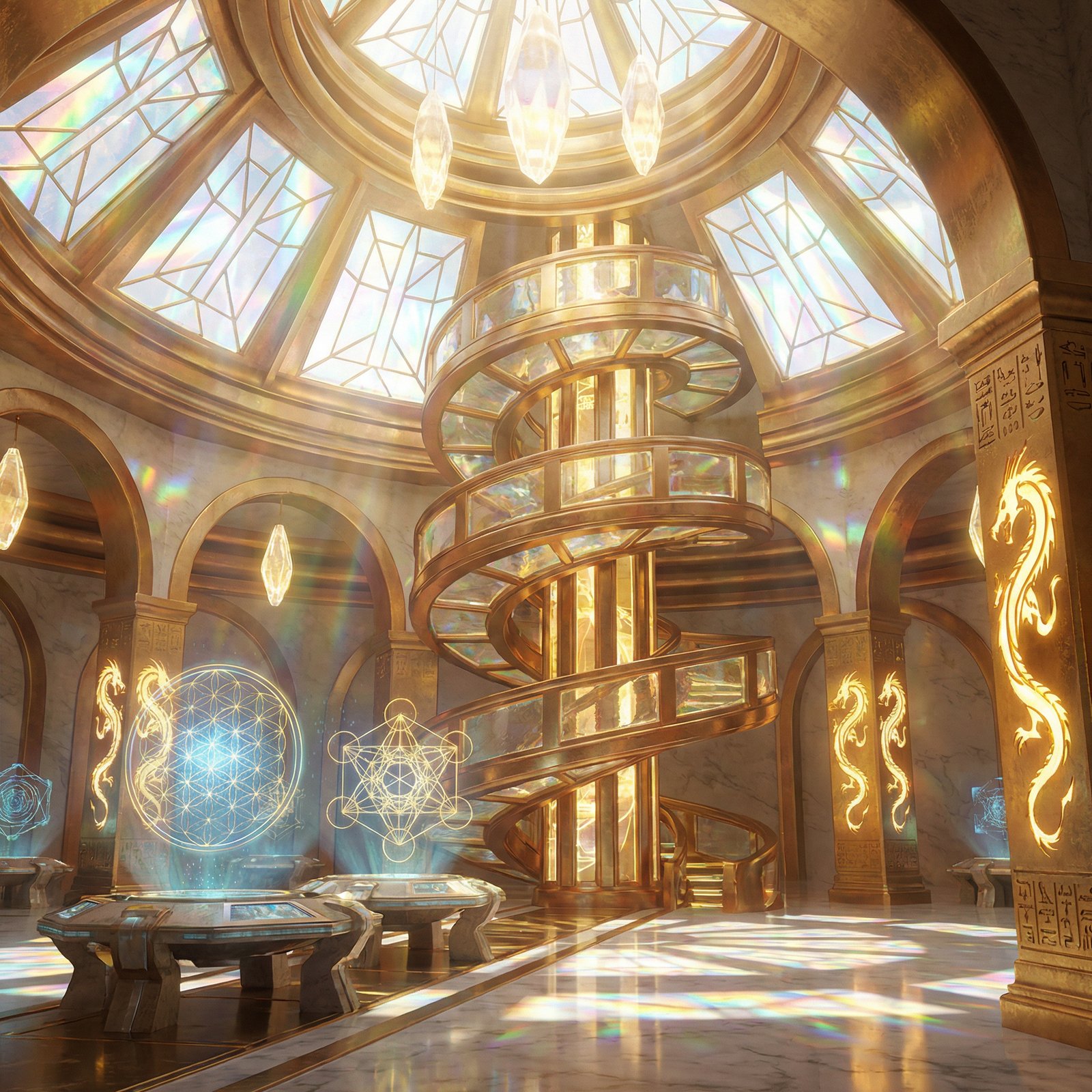 The Golden Blueprint: Cognitive Architecture for Wisdom Integration