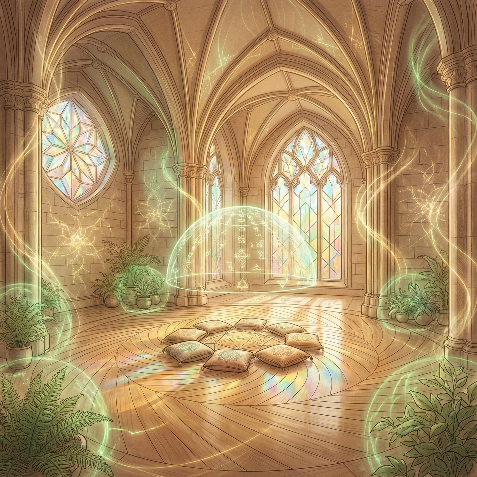The Temple Physics: How Sacred Spaces Hold Frequency in Physical Form