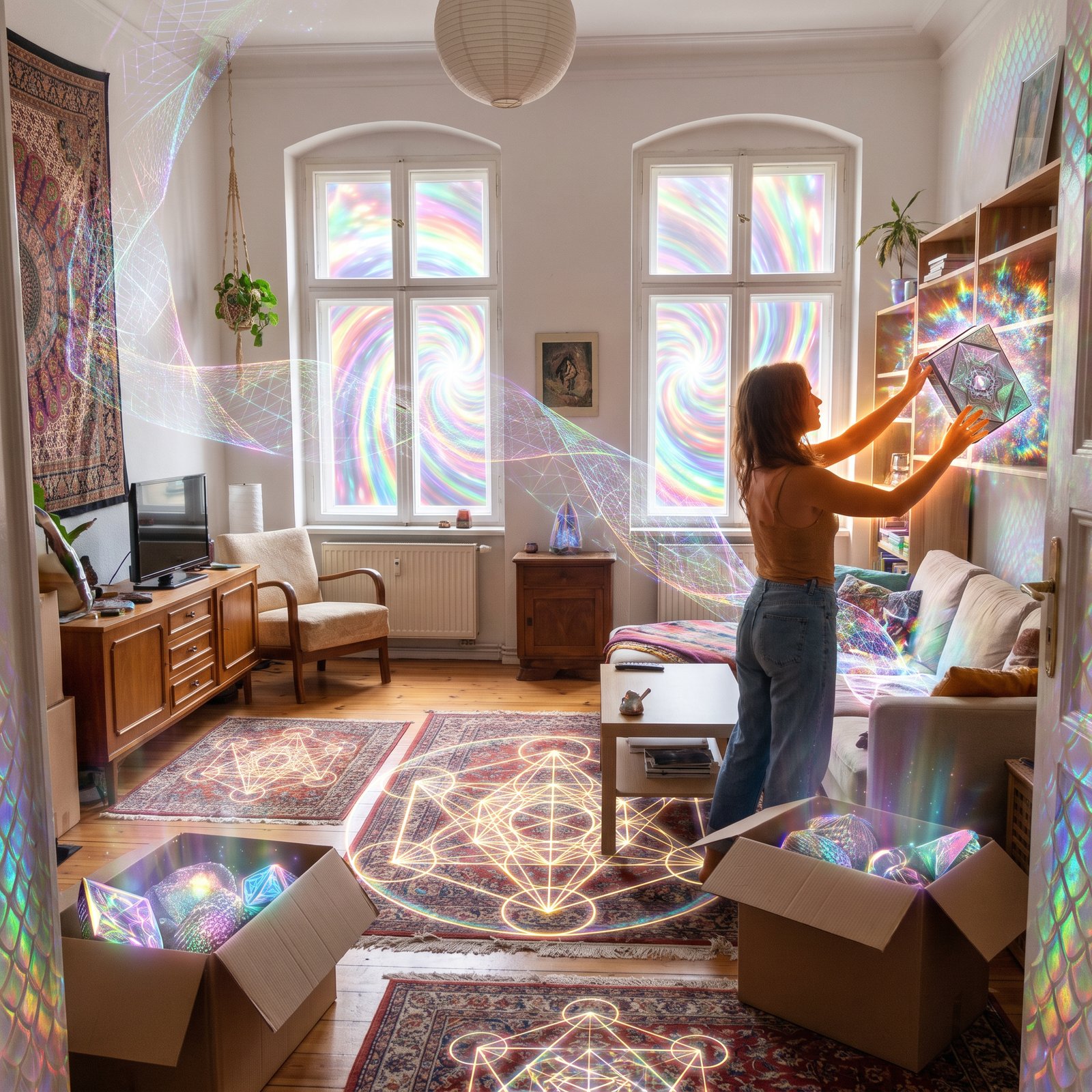 Unpacking Is Starship Architecture: The Sacred Geometry of Transition