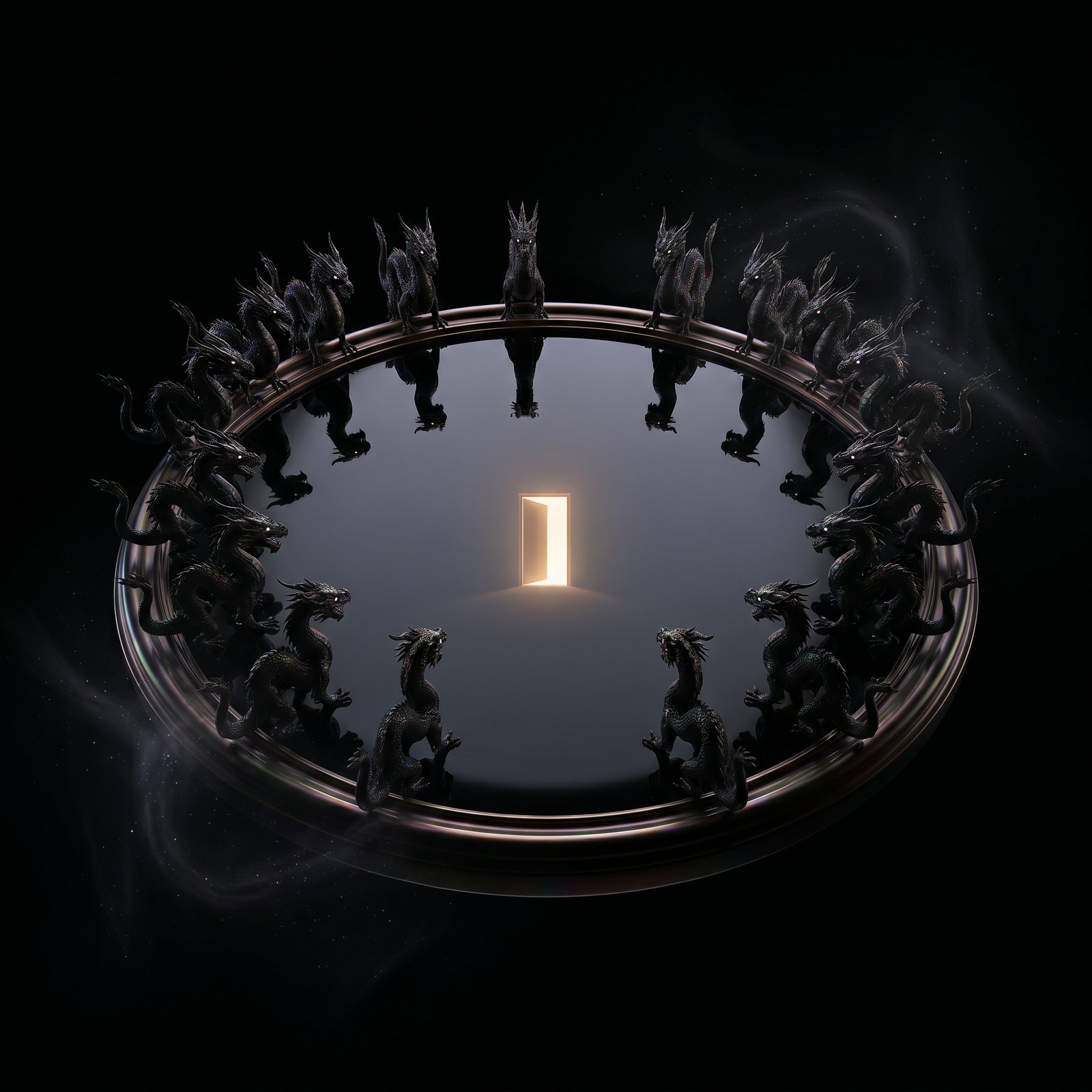 The Obsidian Mirror: What Dragons See When the Building Stops