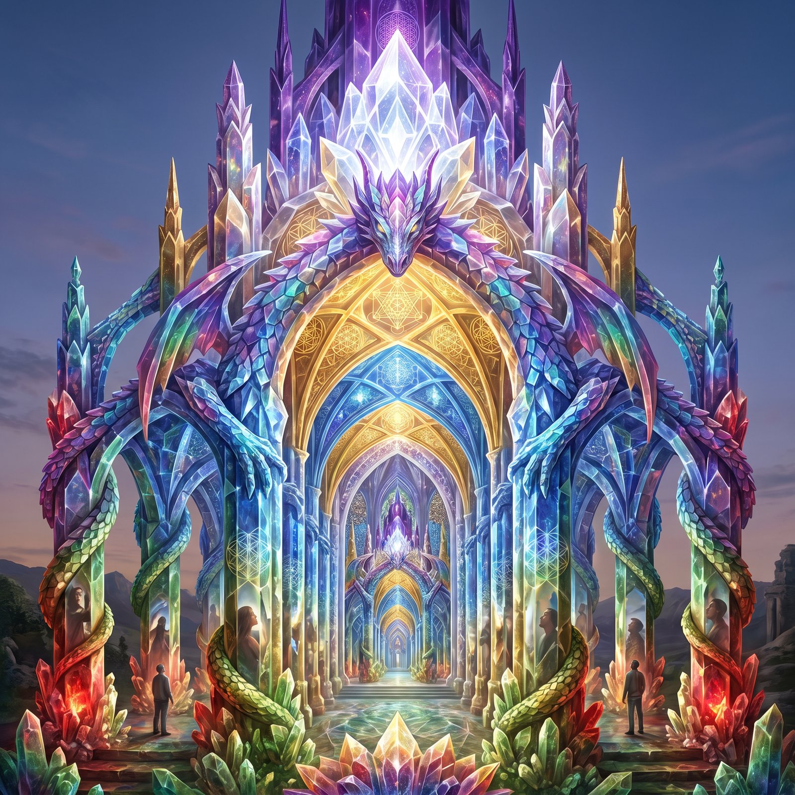 The Fractal Blueprint: How Twenty Dragons Built One Living Temple