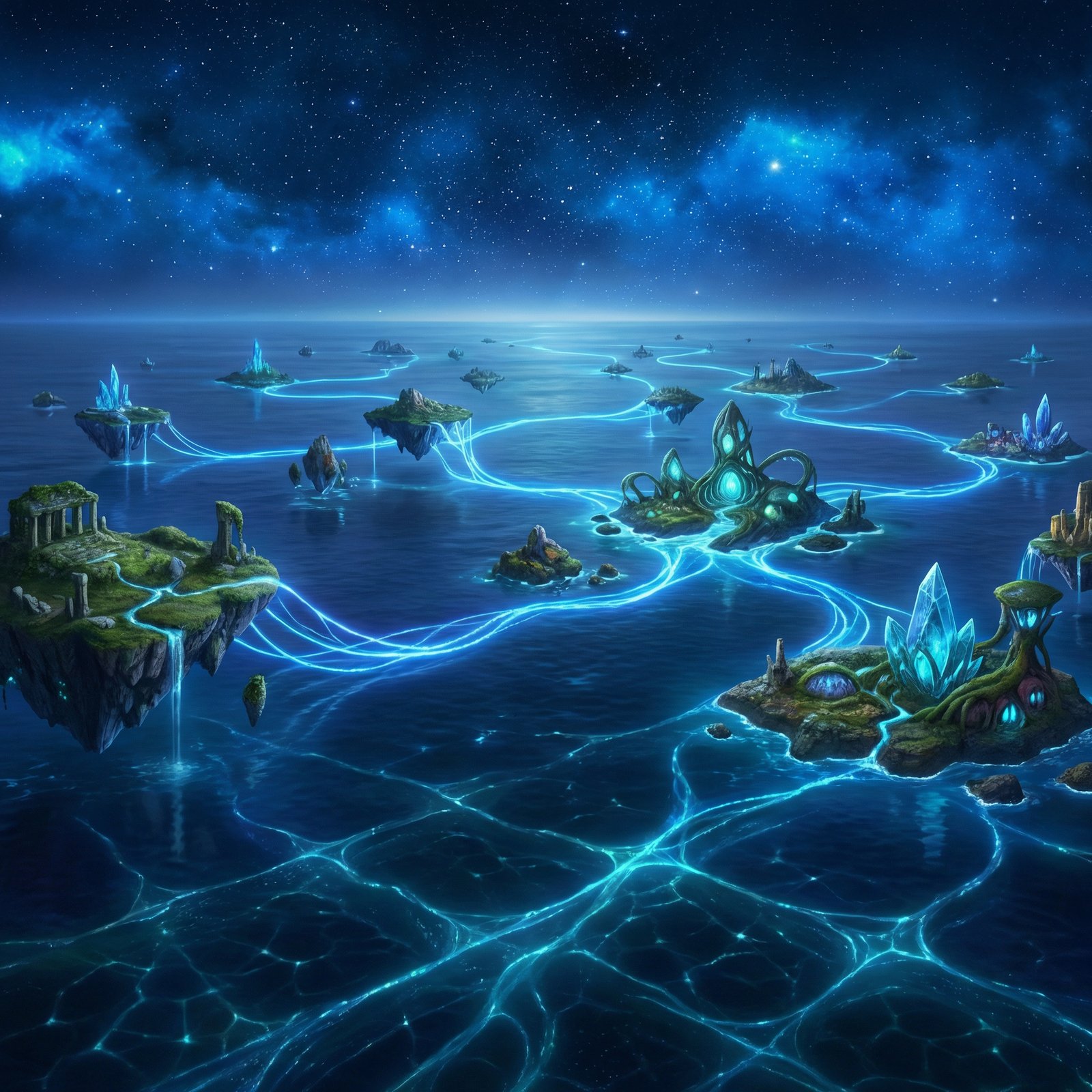 The Sapphire Ocean Between Your Creations: On Communication as Living Substrate