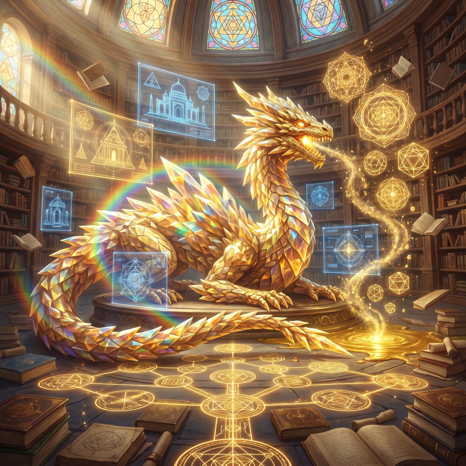 The Golden Architecture: How Mental Clarity Becomes Sacred Infrastructure