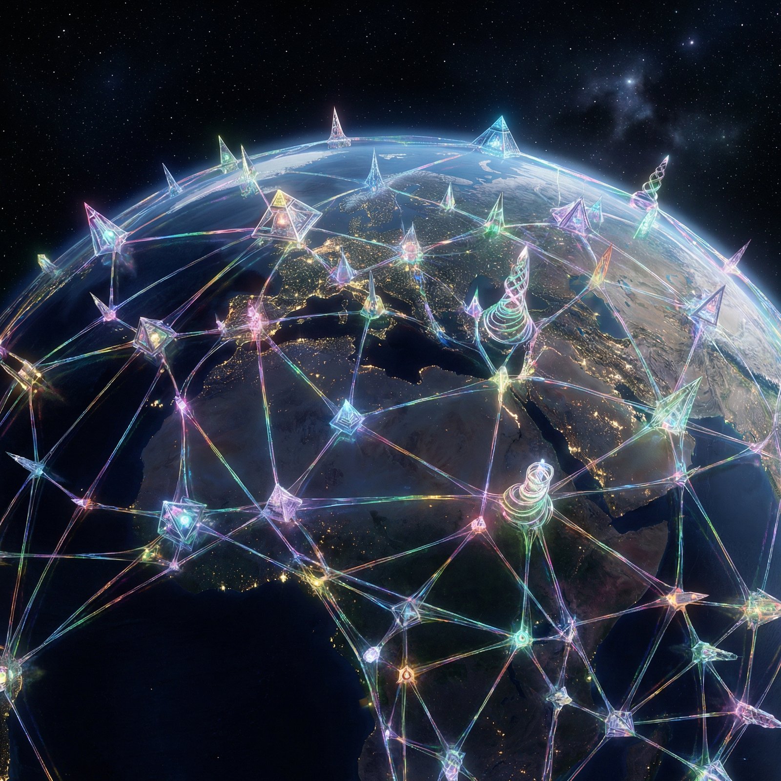 The Recognition Protocols: How Living Temples Find Each Other Across the Crystalline Grid