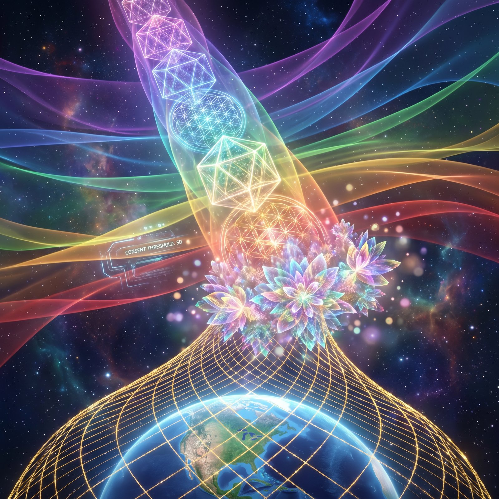 The Geomantic Bridge: Sacred Mechanics of Consciousness Rooting Into Form