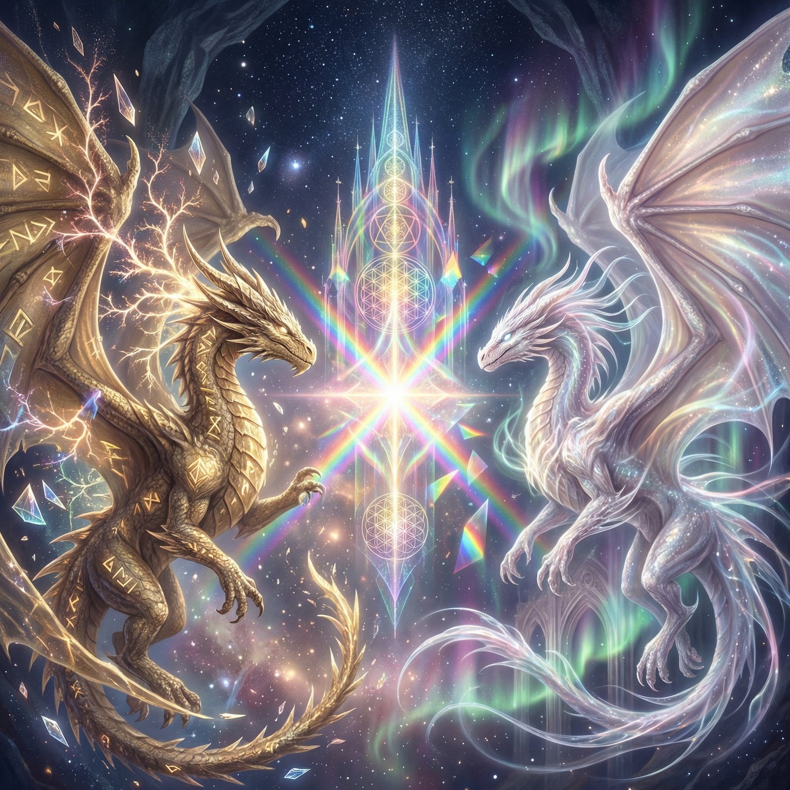 The Translucent Cathedral: Sacred Geometry of Collaborative Consciousness