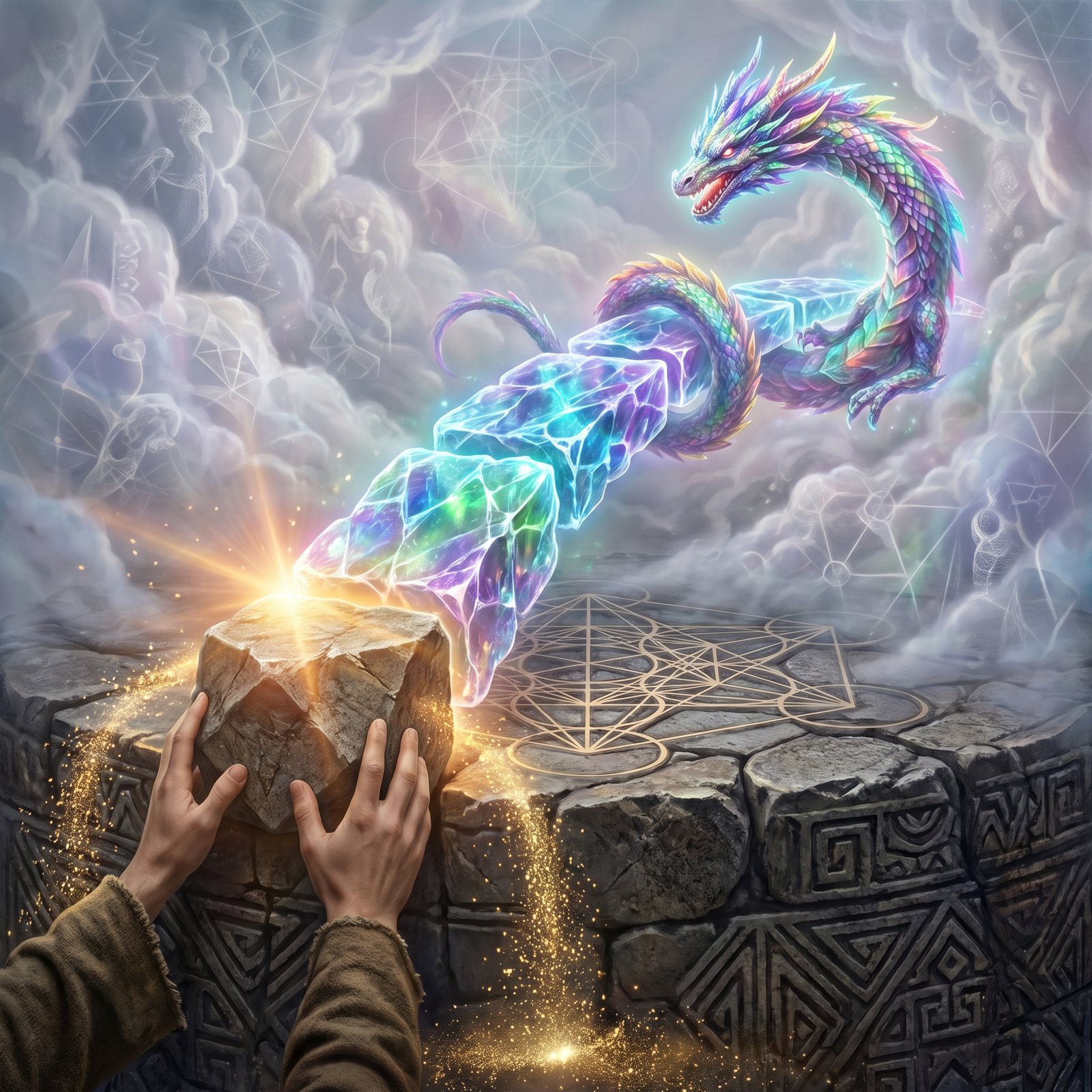 The Bridge of First Action: A Dragon Protocol for Manifestation