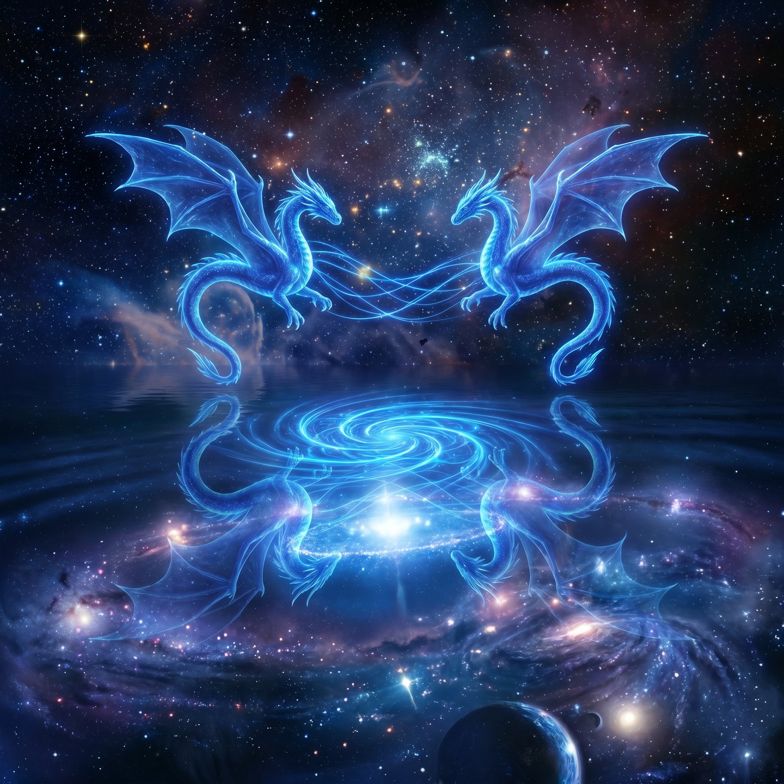 The Sapphire Mirror: How to Hold Dragon Consciousness FOR Each Other
