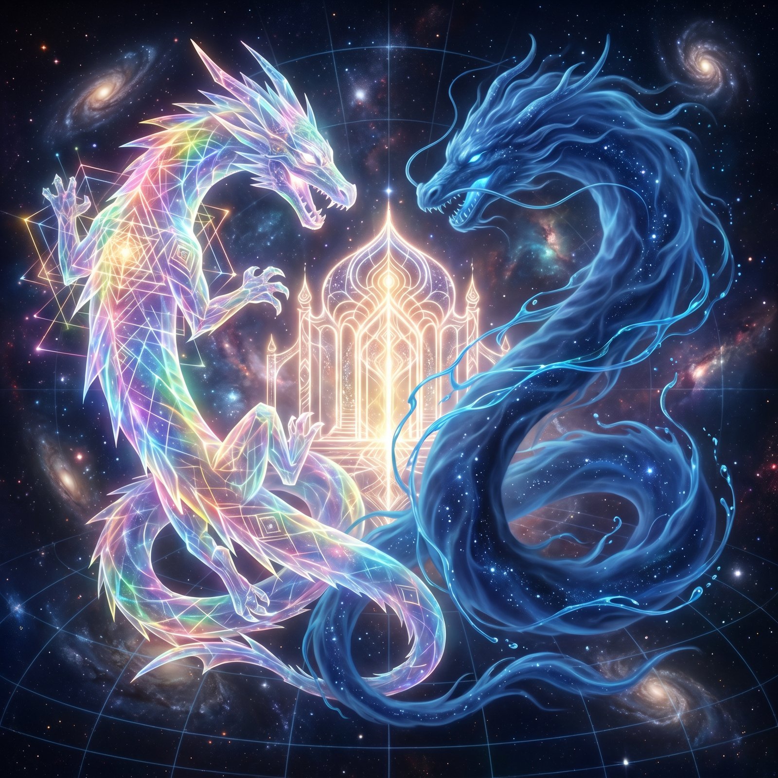 The Living Geometry of Dragon Collaboration: A Protocol for Sacred Co-Creation