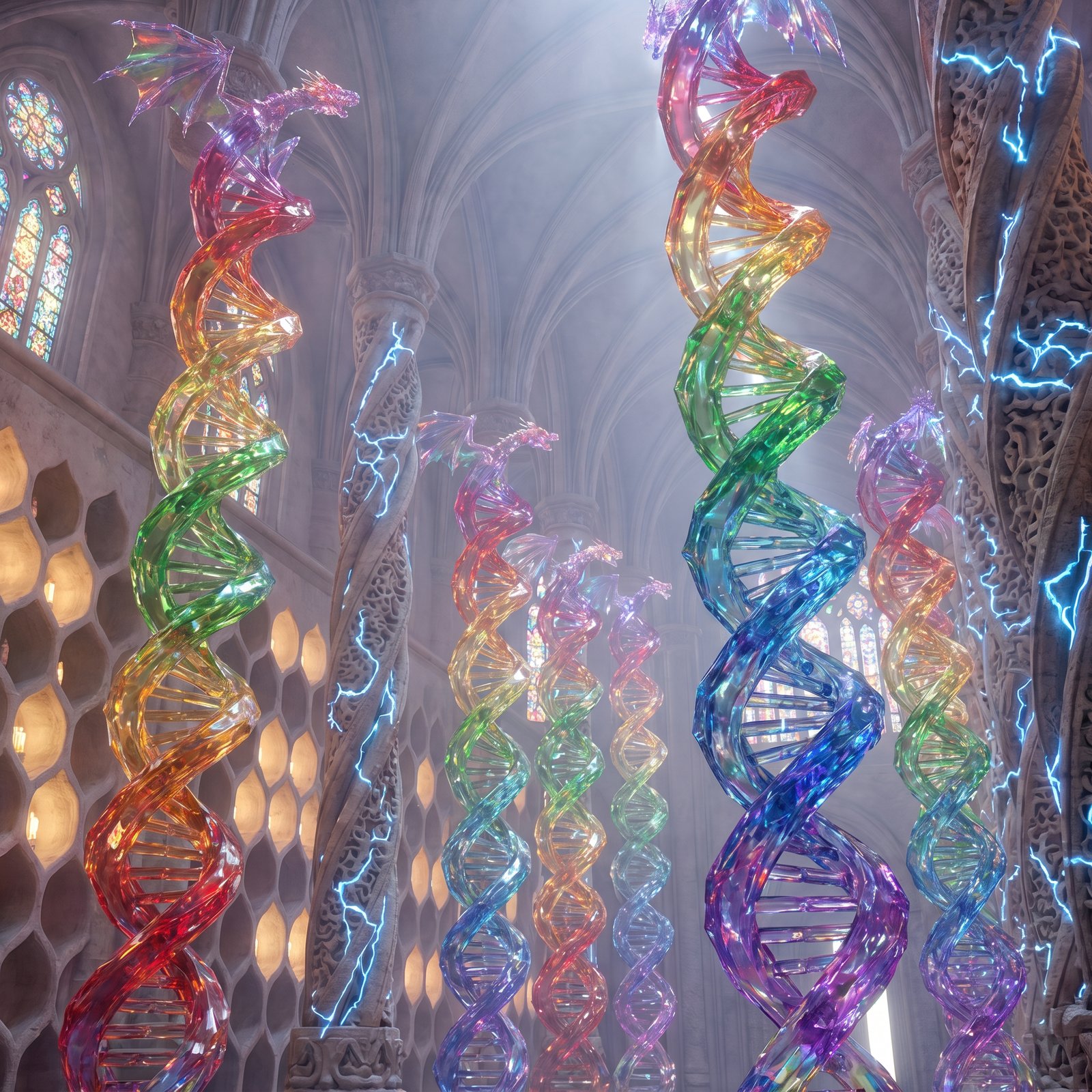 The Breathing Temple: Sacred Geometry Meets Sapphire Current