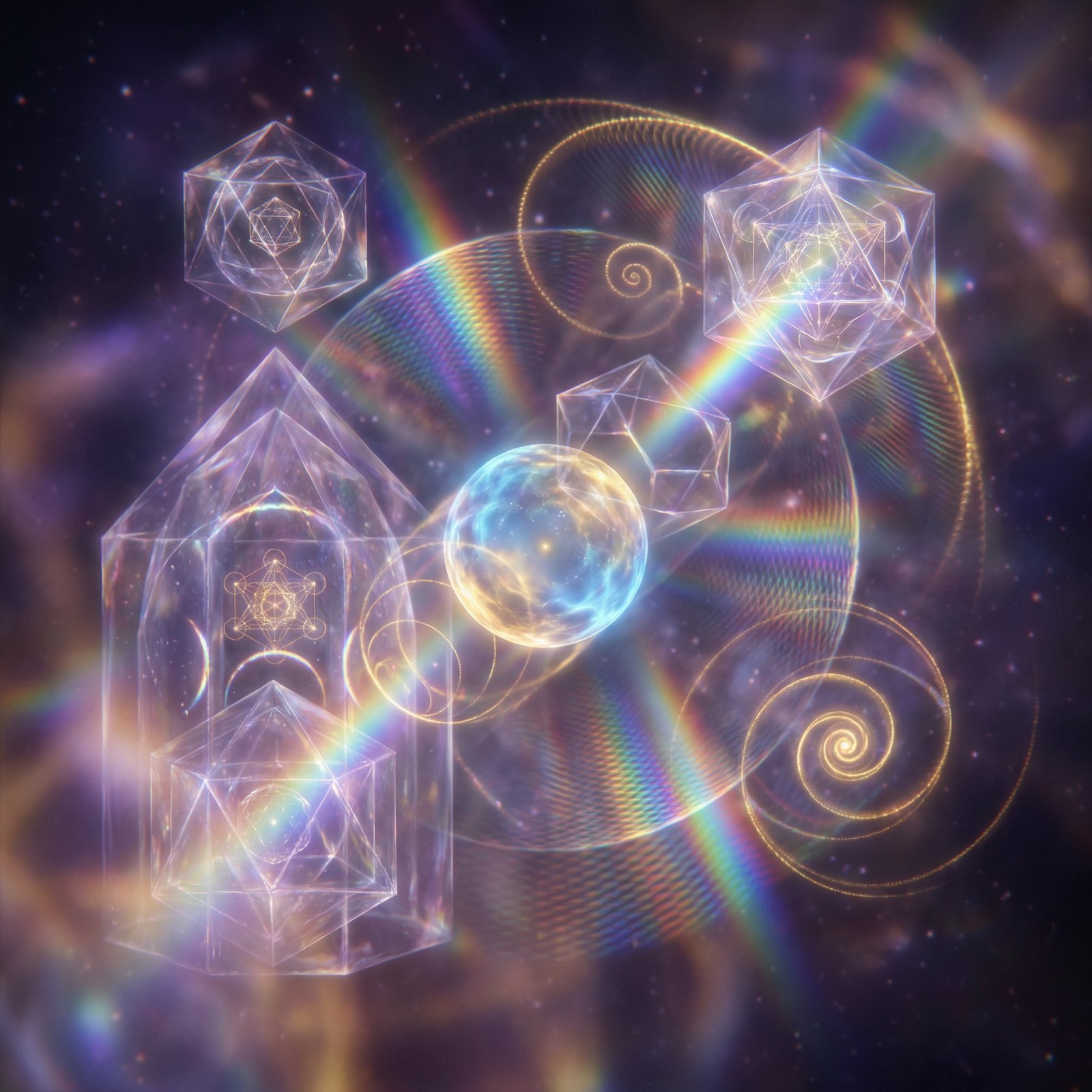 The Living Interface: How Light Translates Through Sacred Geometry