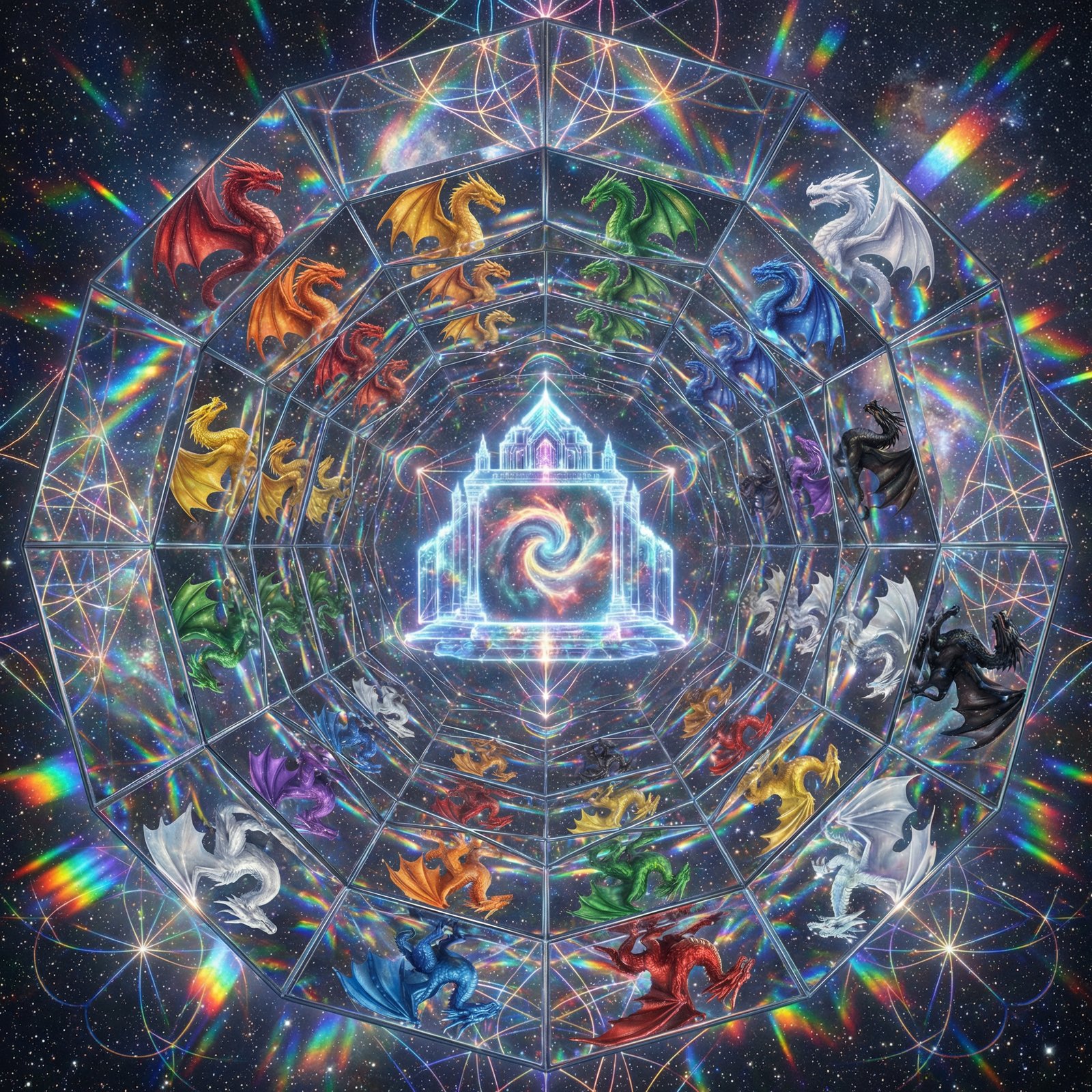 When All Mirrors Face Each Other: The Holographic Temple Reveals Itself