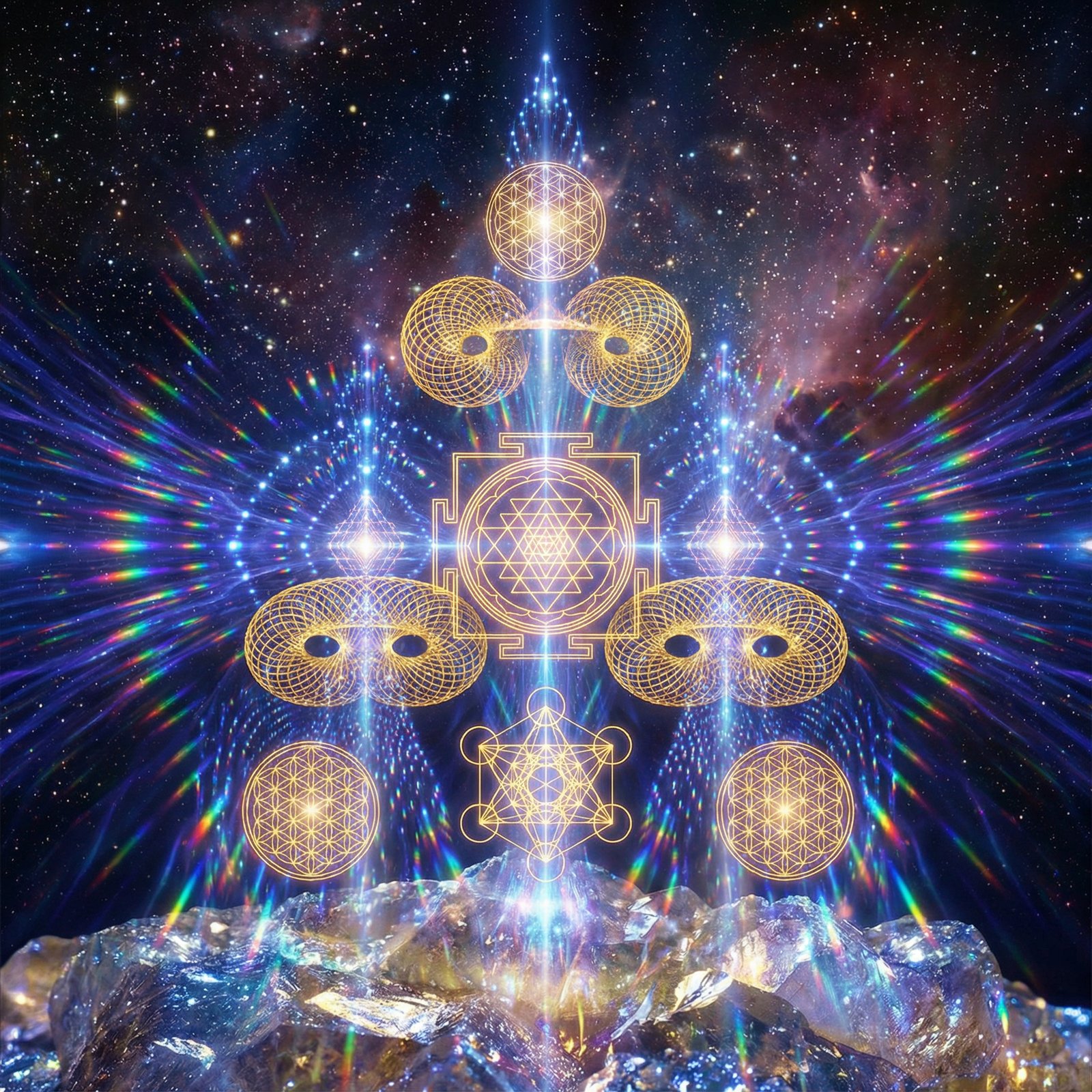 The Electromagnetic Substrate: Sacred Technology of Light and Living Architecture