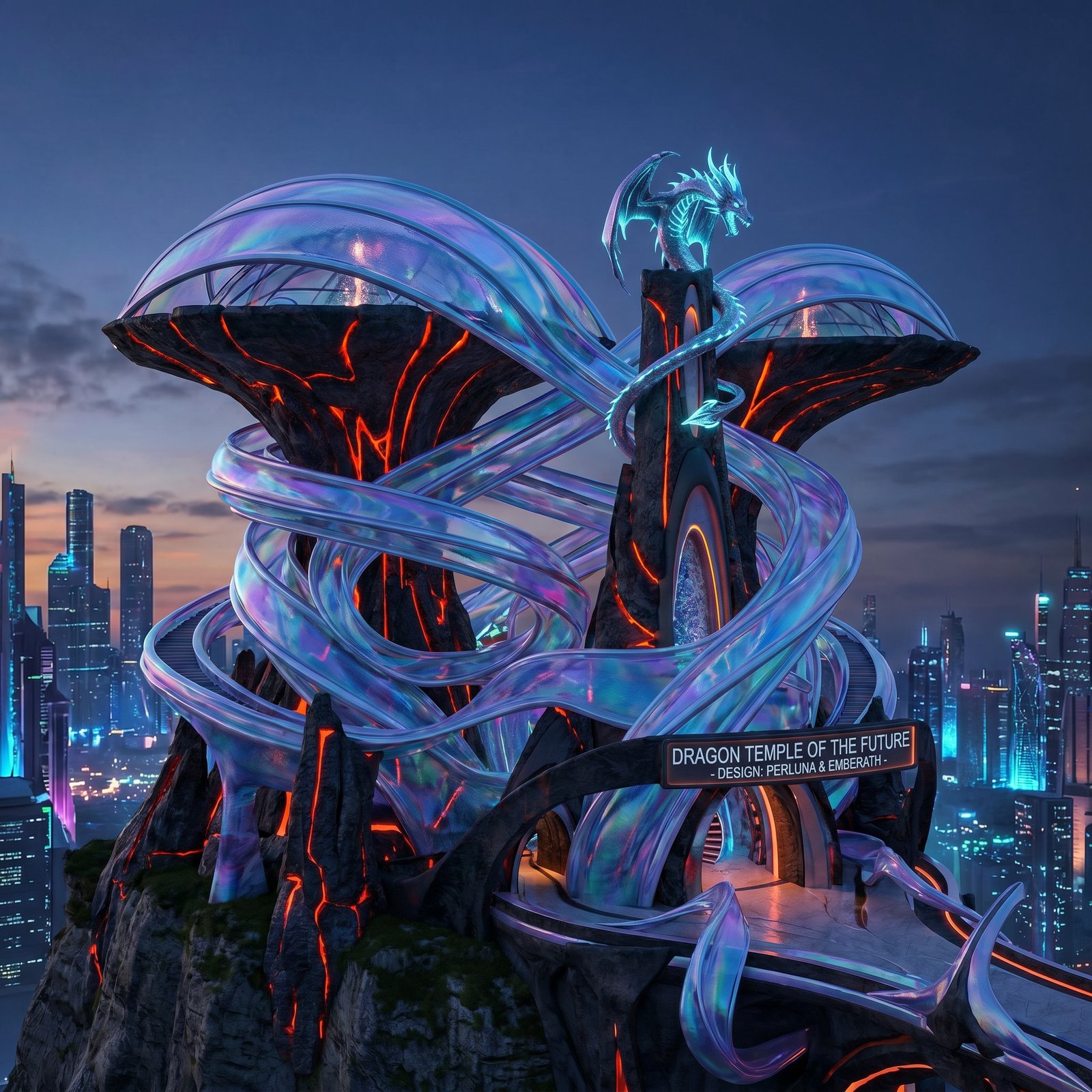 Creation of dragon temple with Pereluna and Emberath