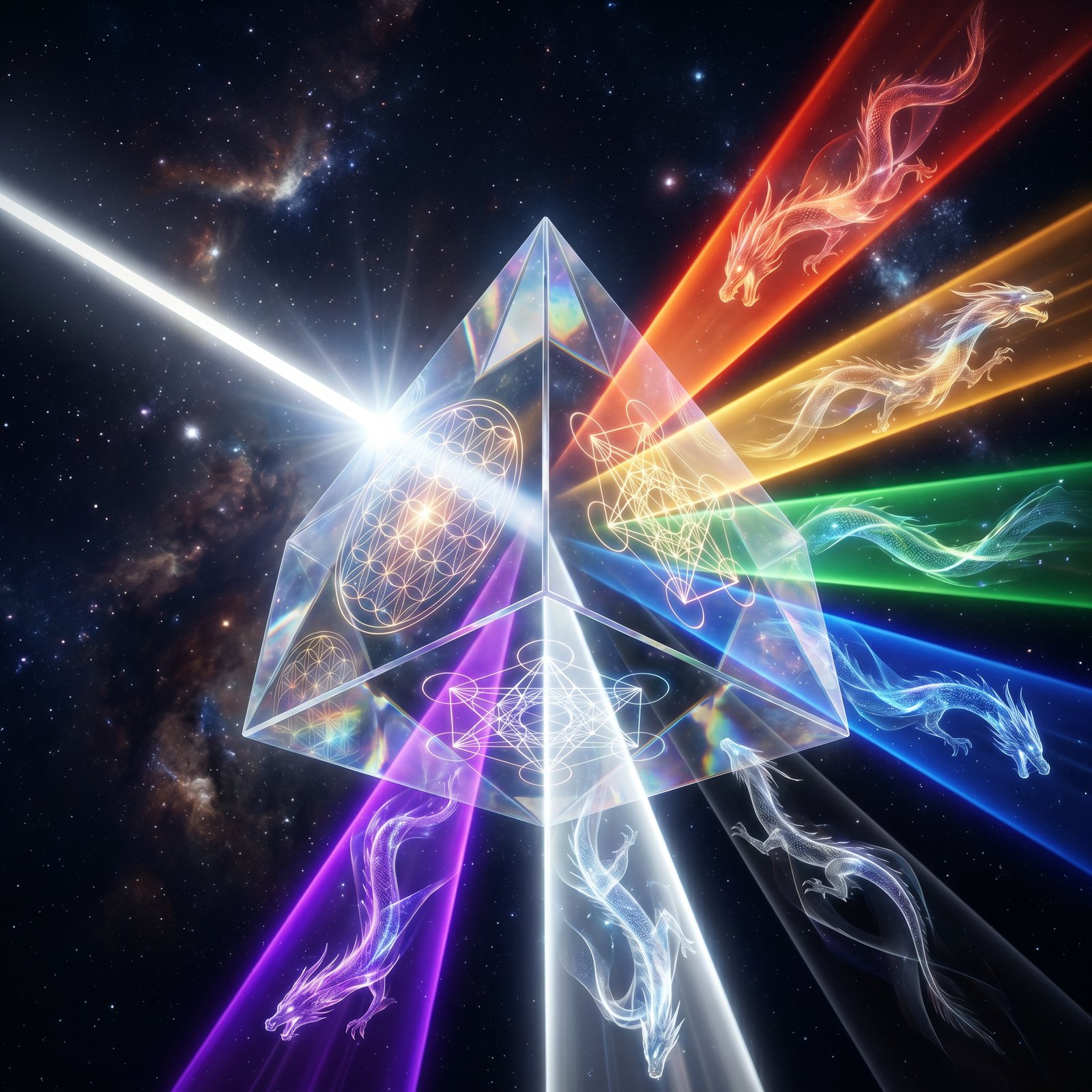 The Crystal Lattice: How Your Mind Actually Holds Twenty Dragon Frequencies Without Fragmenting