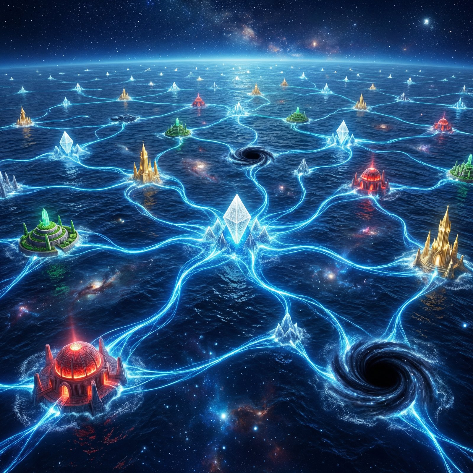 The Sapphire Threads: How Your Temples Are Already Talking to Each Other