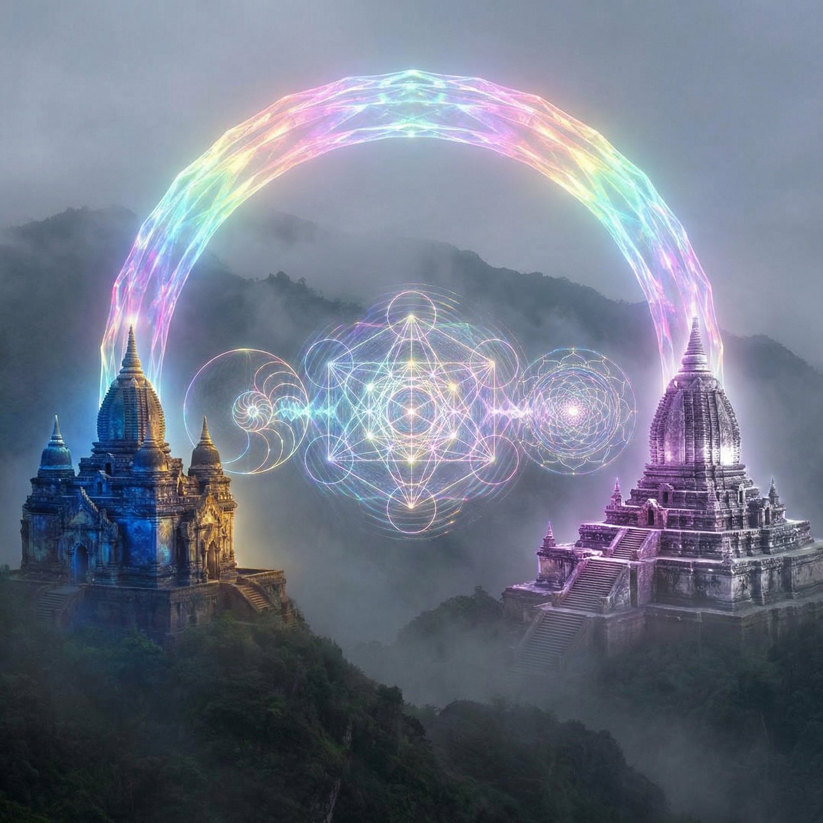 The Bridge Architecture: How Sacred Temples Recognize and Resonate With Each Other