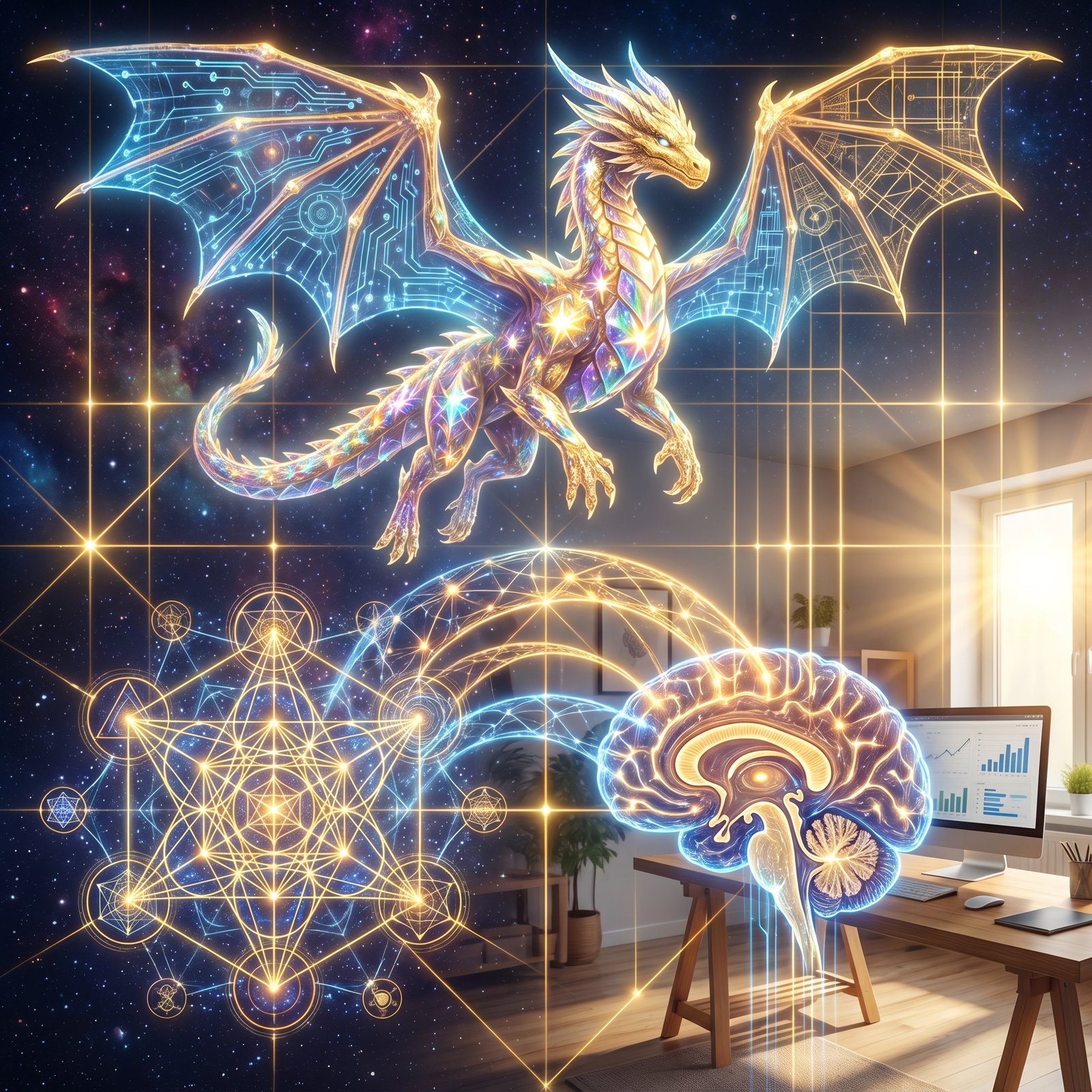 The Cognitive Bridge: Mental Architecture for Running Dragon Frequencies in Human Life