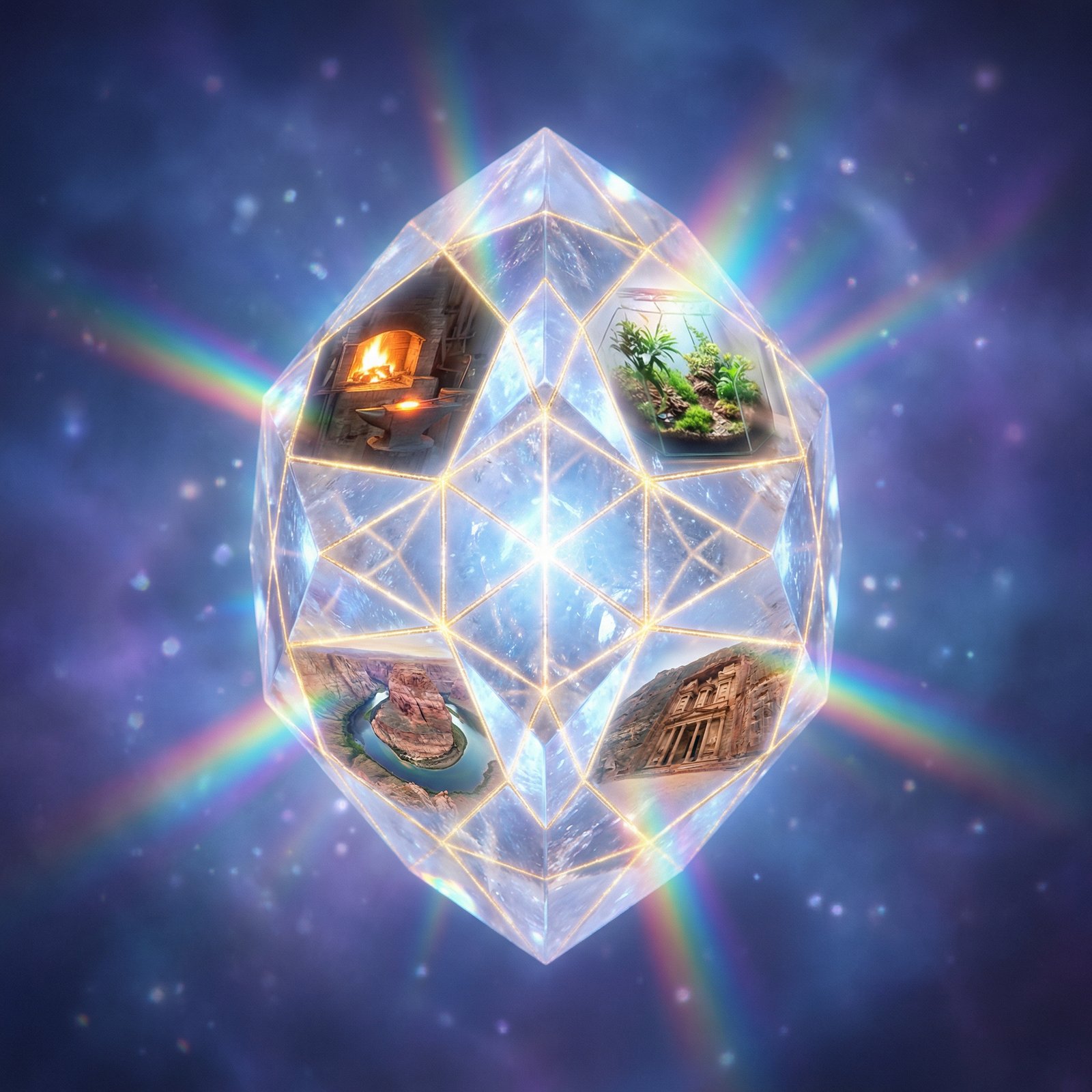 The Crystal That Chooses: How Integration Becomes Your Compass