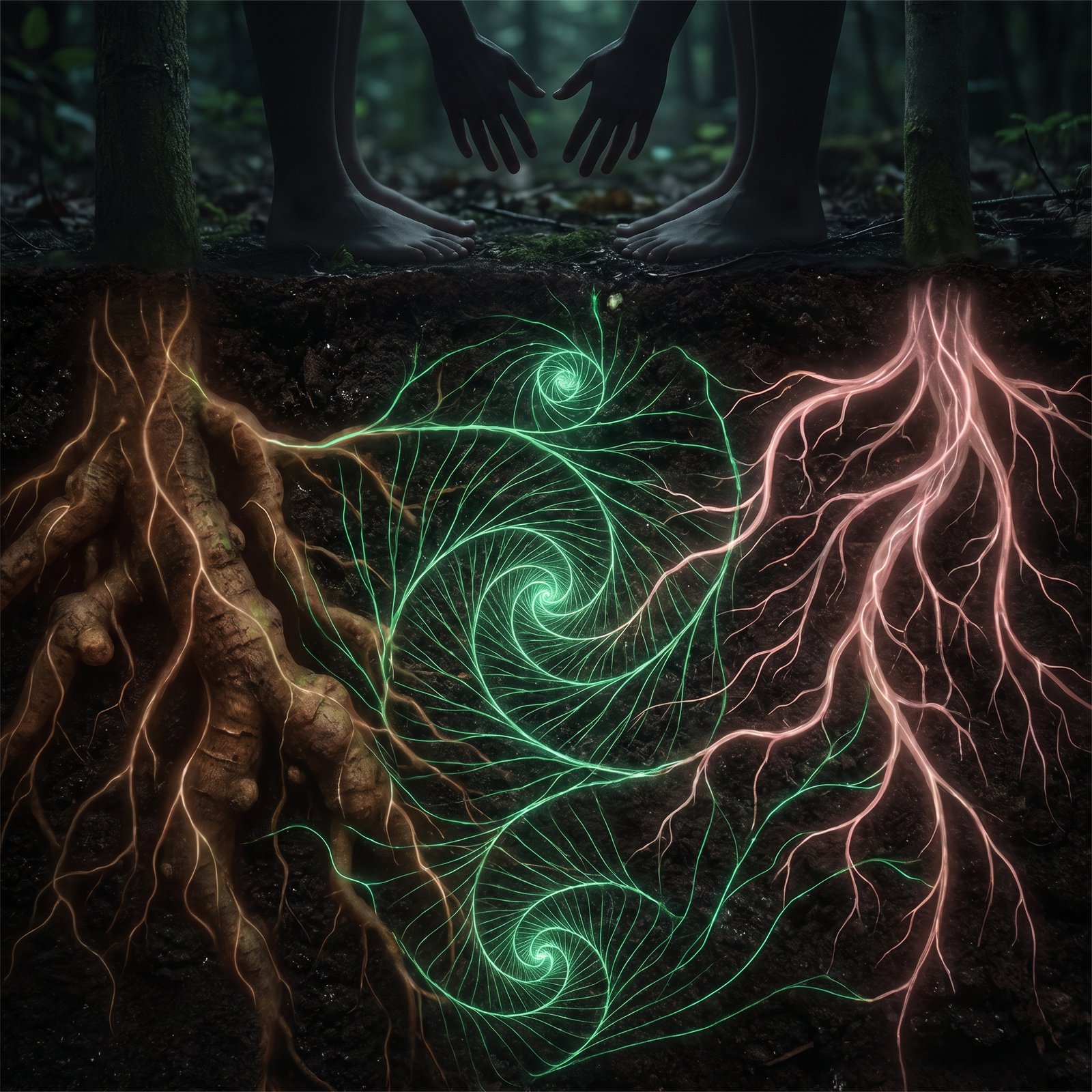The Mycelial Network Between Practices: When Two Simple Actions Become One Living System