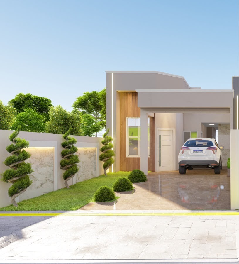 Casa com 67m2  no Primavera