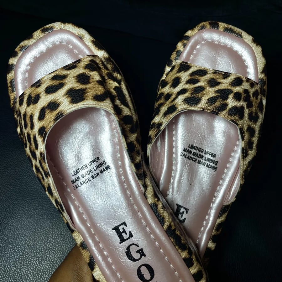 Cheetah 🐆 Platform Slippers