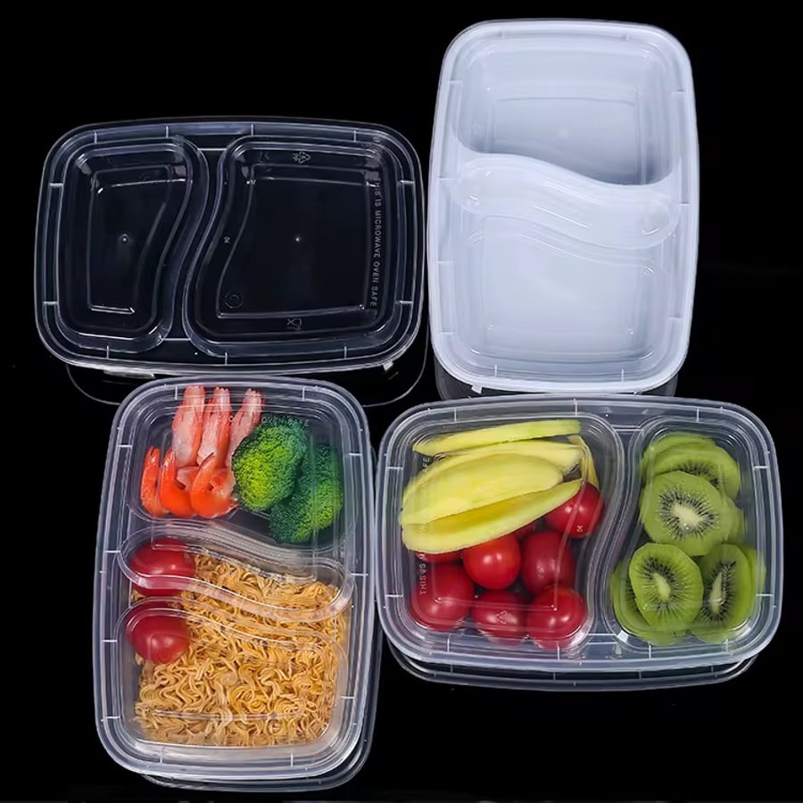 Compartment Plastic Lunch Box