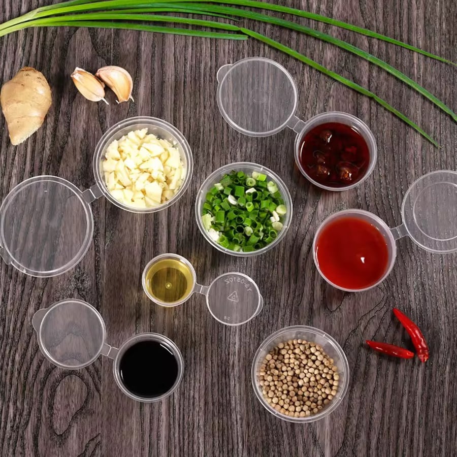 Plastic Seasoner and Sauce Container