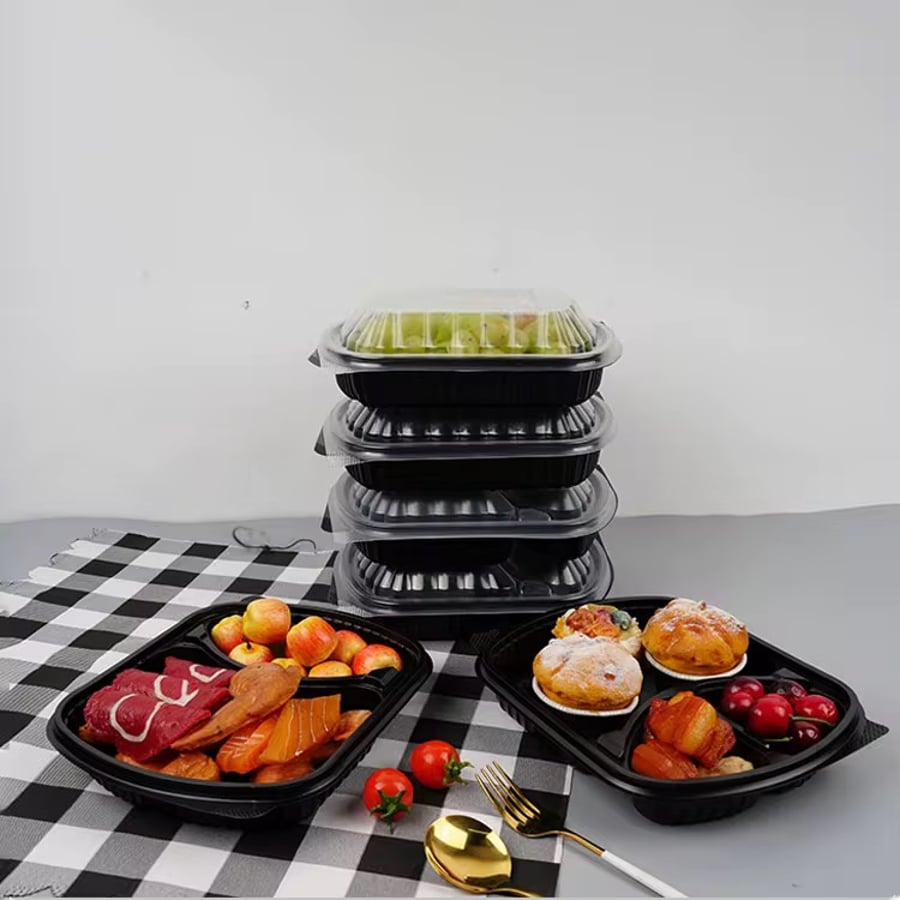 Leak Proof Compartment Plastic Lunch Box