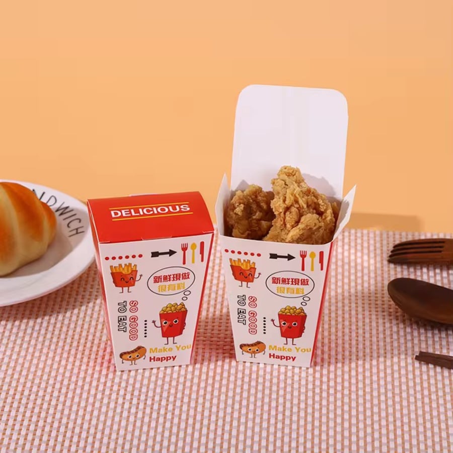 Hamburger French Fries Chicken Disposable Boxes