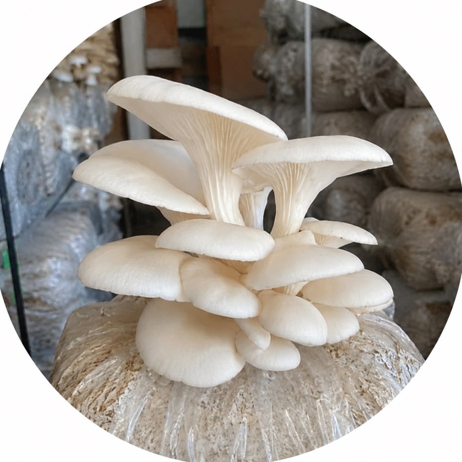 Premium Fresh Oyster Mushrooms (1kg Pack)