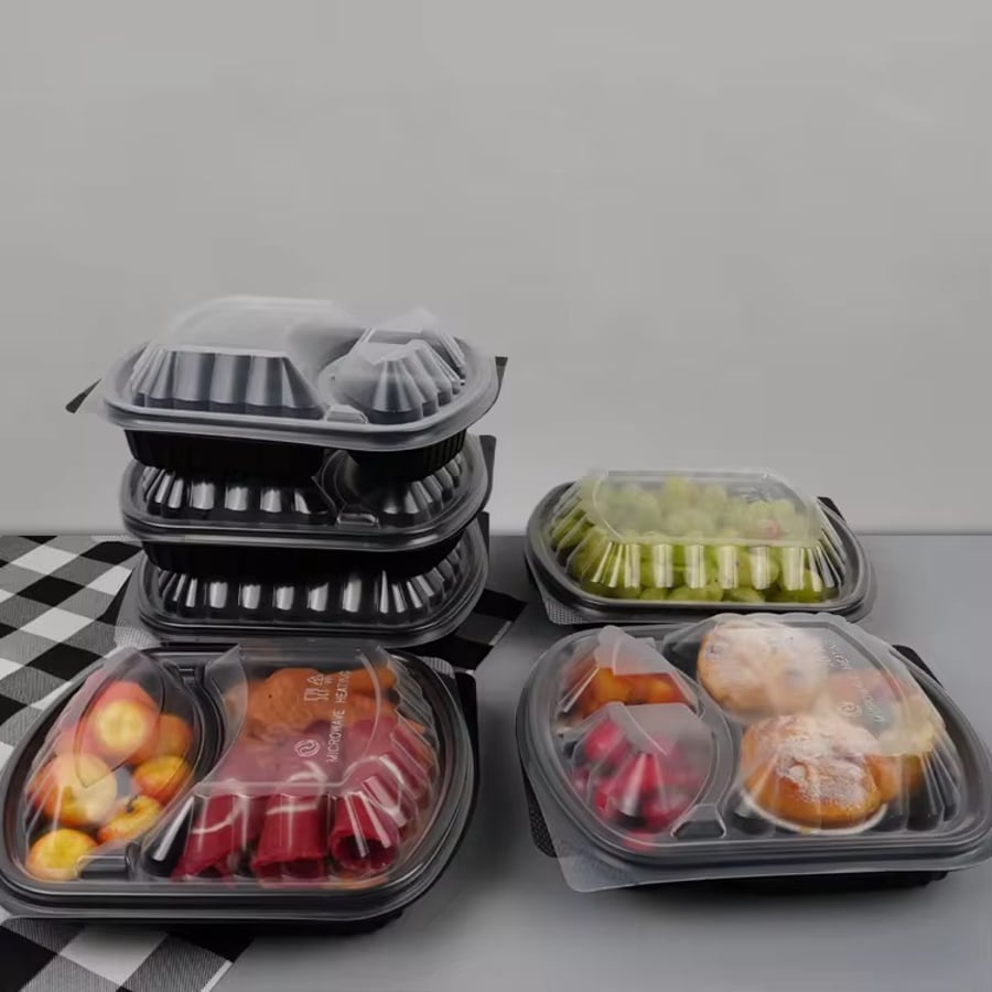 Leak Proof Compartment Plastic Lunch Box