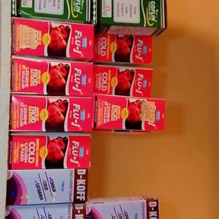 Multivitamin, triple action creams, cough syrups and allergy suppressors