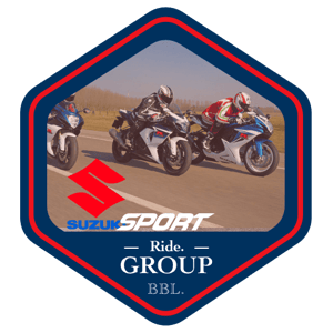 Suzuki Sport Group Ride badge