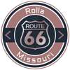 Route 66 Rolla Missouri Road Badge Collection