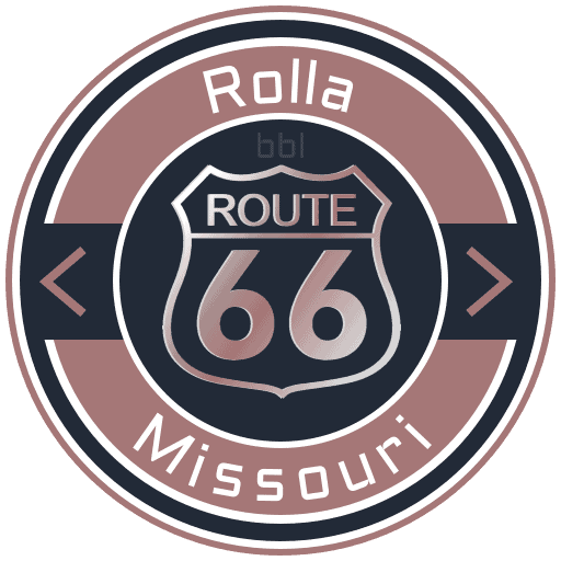 Route 66 Rolla Missouri Road Badge Collection