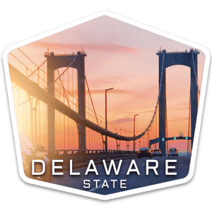 Delaware USA badge