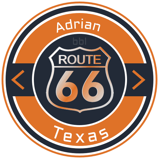 Route 66 Adrian Texas Road Badge Collection