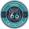Route 66 Amboy California Road Badge Collection