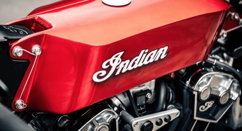 Indian Motorcycle Cafe Racer Red 2