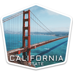 California USA badge