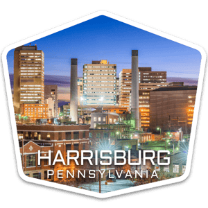 Harrisburg Pennsylvania USA badge