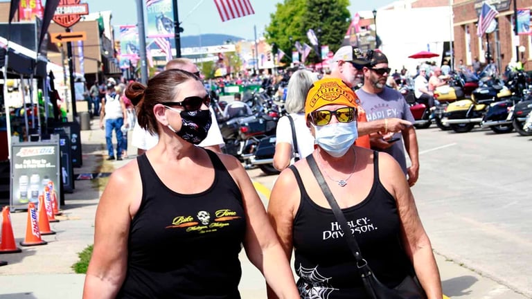 Virus Outbreak Sturgis Rally