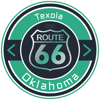 Route 66 Texola Oklahoma Road Badge Collection